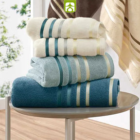 Kit com 15 Toalhas Super Banhão de Alta Maciez e Absorção + 5 Toalhas de Rosto de Brinde